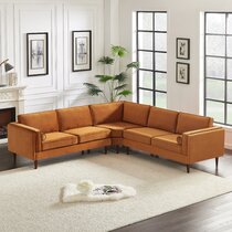 Wayfair orange store sectional